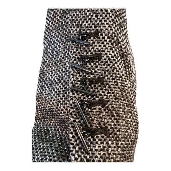 Metallic Charcoal Grey Single Breast Jacket by Per Se NWTs Size 14 - Picture 4 of 6